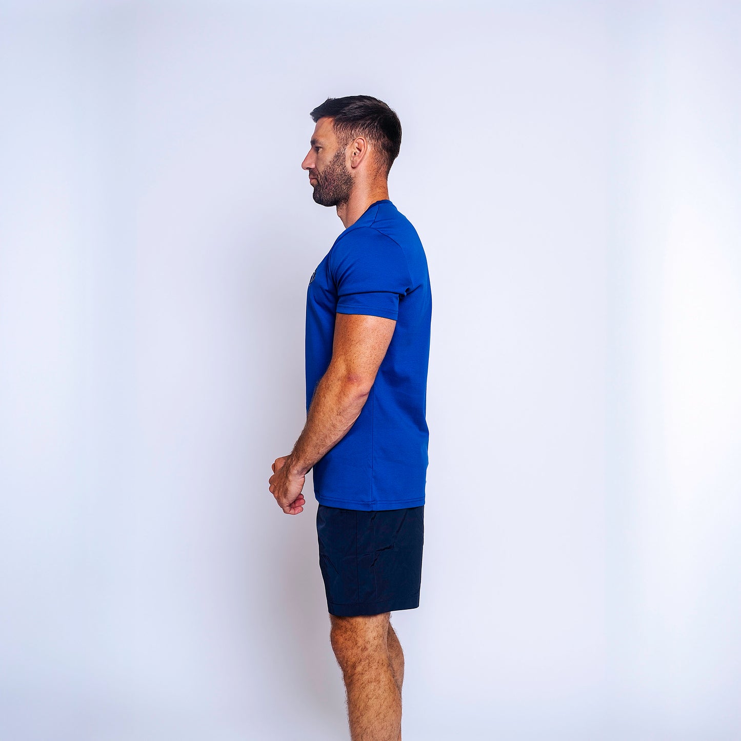 Embroidered Side Logo Mercerised T-Shirt