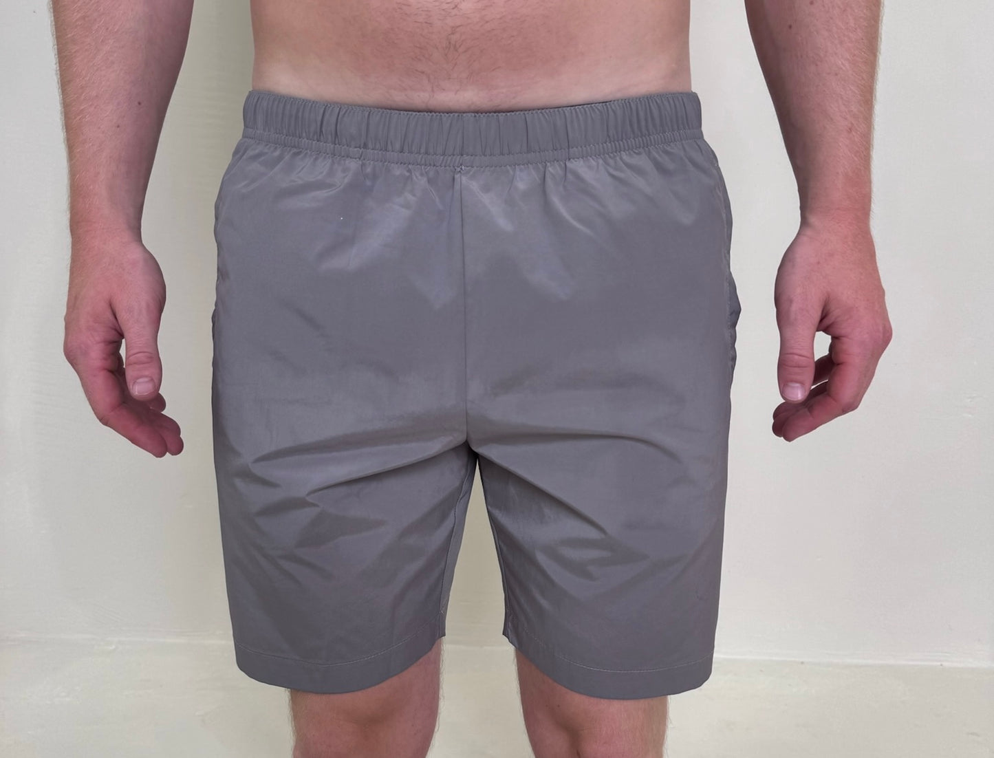 Plaque Logo Nylon Swim Shorts