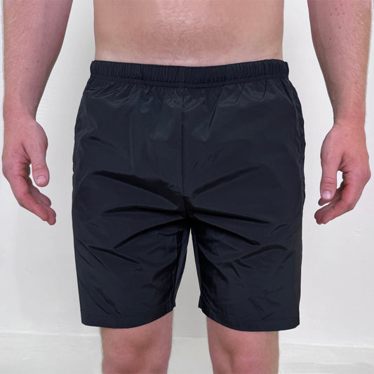 Plaque Logo Nylon Swim Shorts
