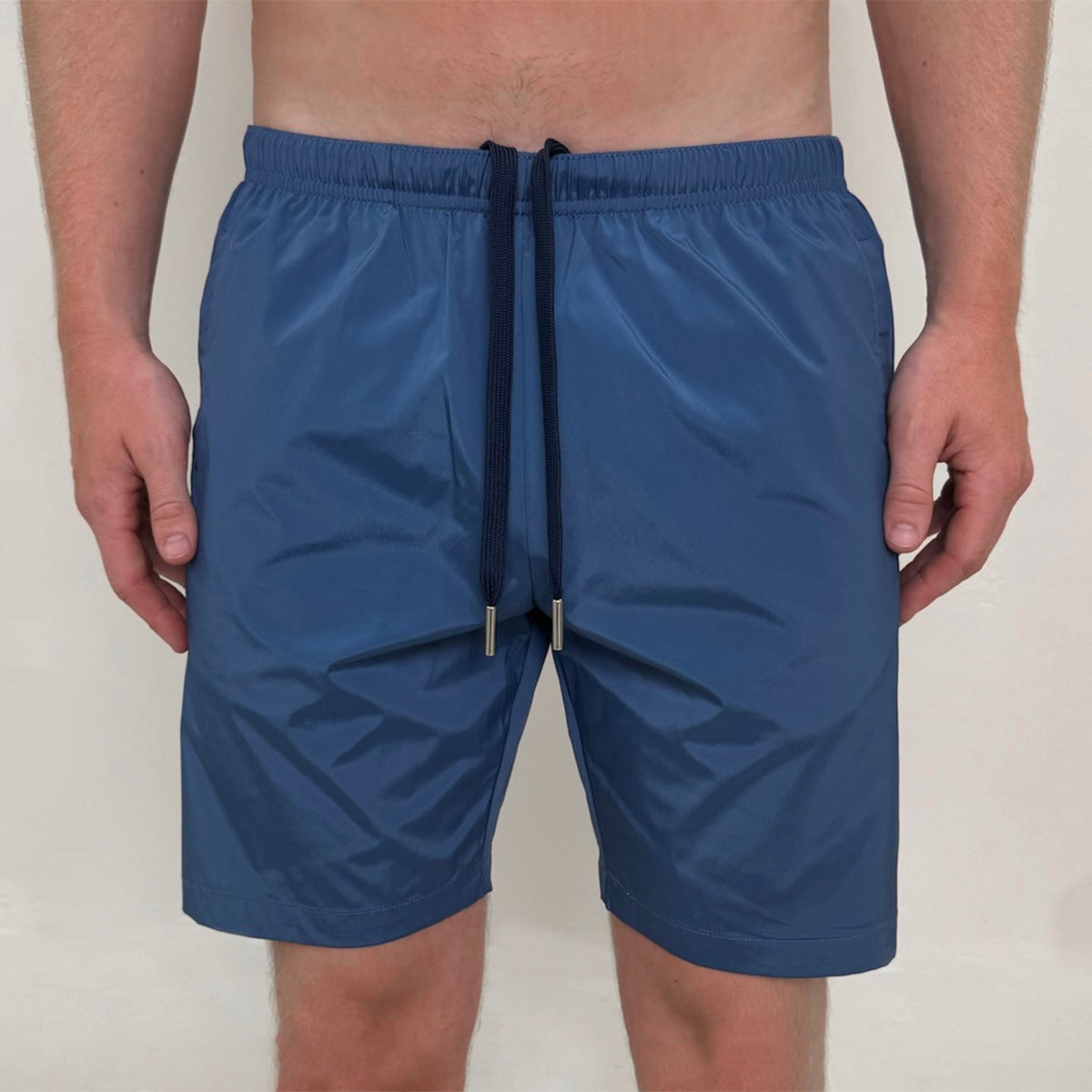 Plaque Logo Nylon Swim Shorts