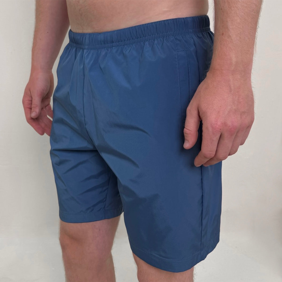 Plaque Logo Nylon Swim Shorts