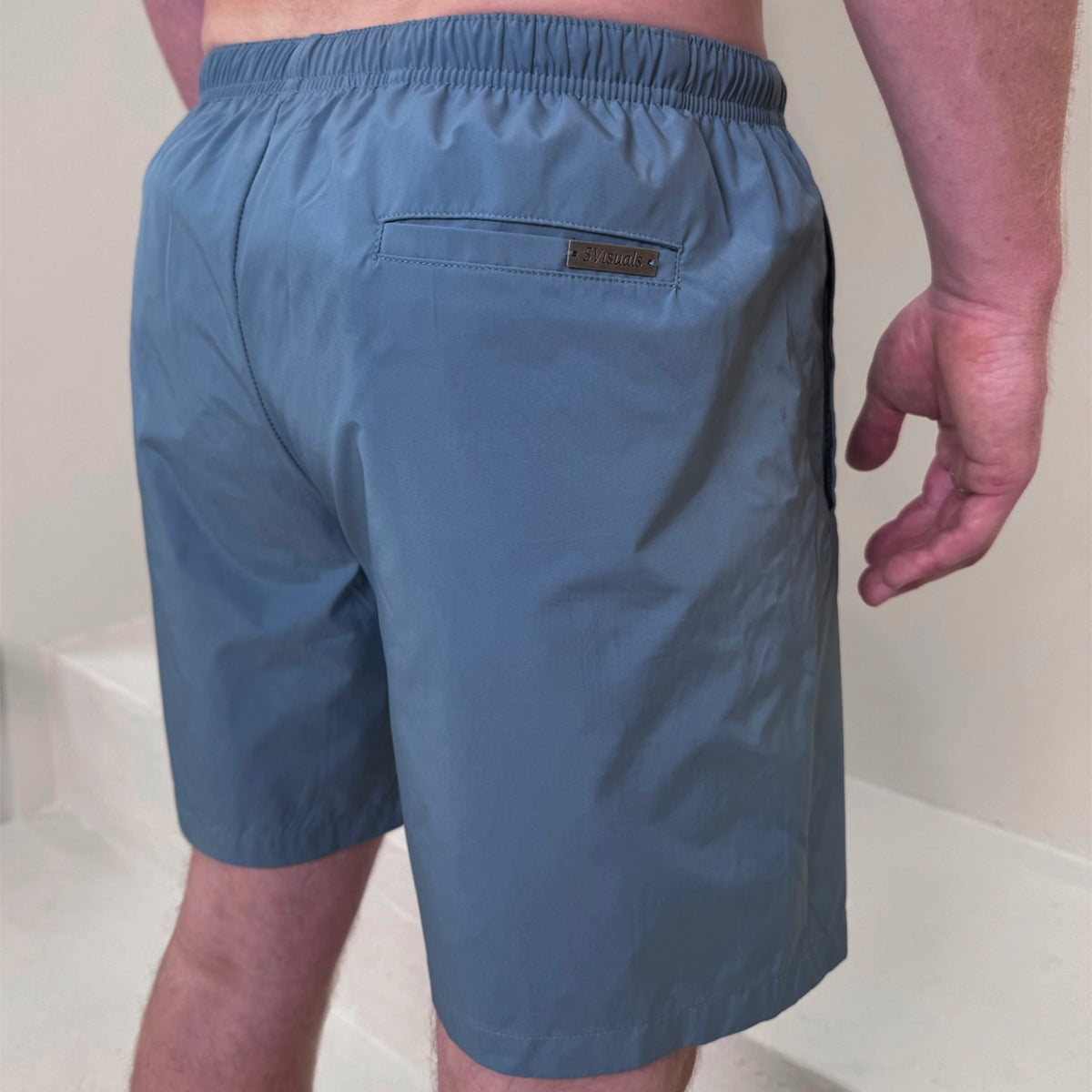 Plaque Logo Nylon Swim Shorts