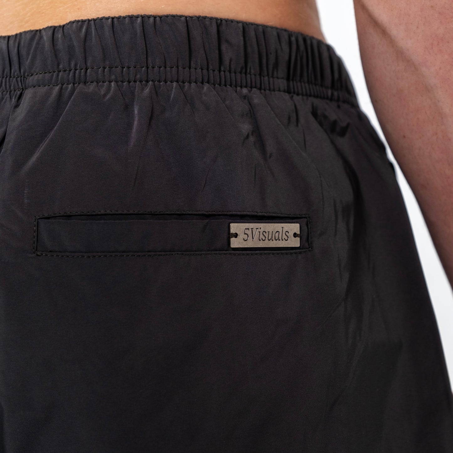 Plaque Logo Nylon Swim Shorts