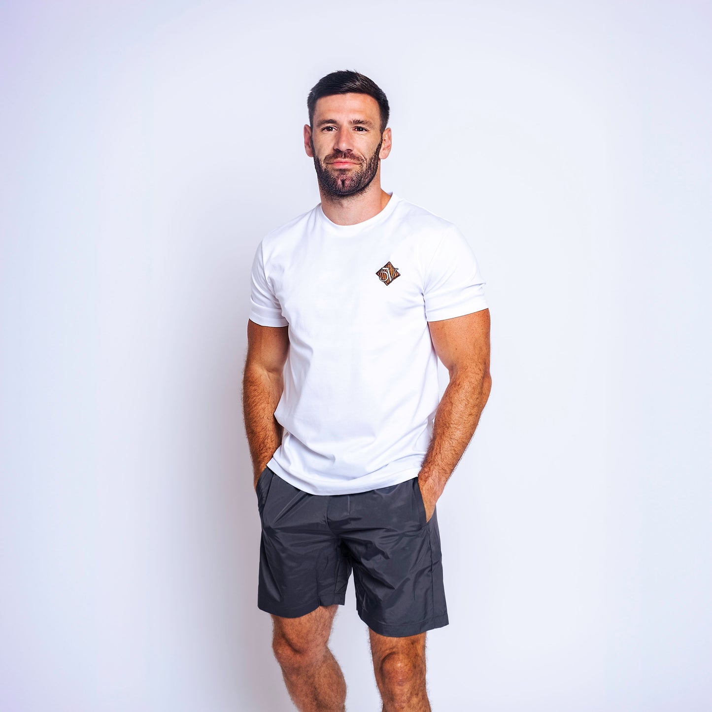 Embroidered Side Logo Mercerised T-Shirt