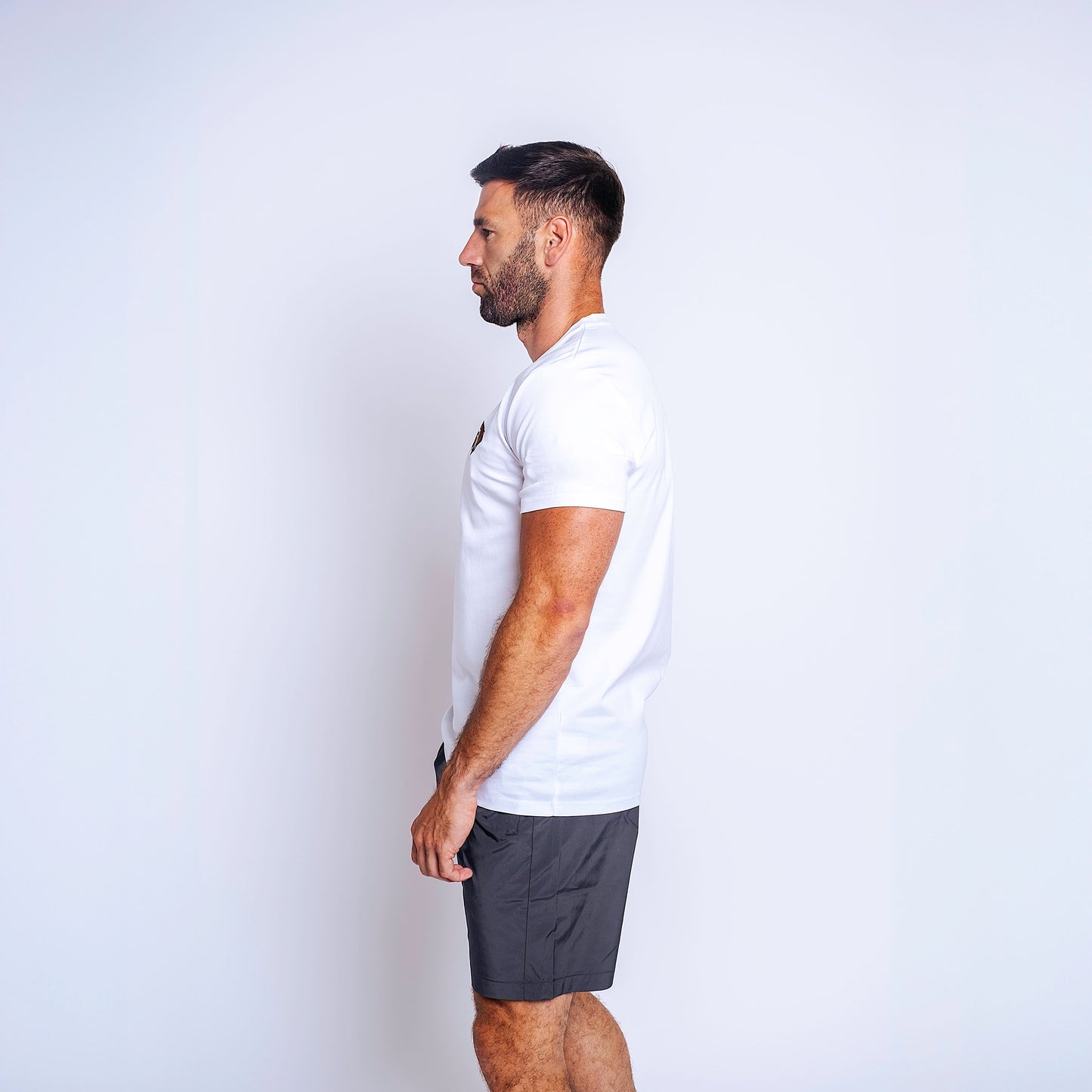 Embroidered Side Logo Mercerised T-Shirt